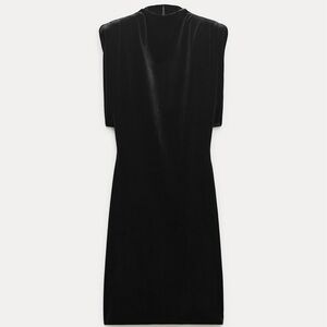 Elegant Black Velvet Dress